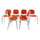Set of Space Age chairs, Mauser, Germany, 1970s