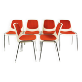 Set of Space Age chairs, Mauser, Germany, 1970s