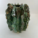 Valgo iridescent green design vase