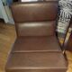 Trio of vinco armchairs in imitation leather