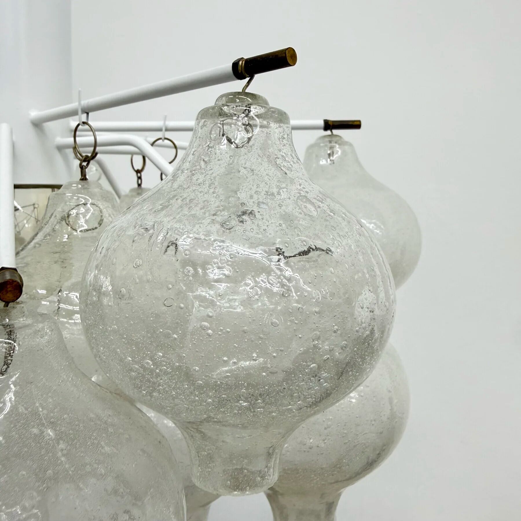 Mid-century Tulipan glass flushmount by Kalmar, Austria, 1960s