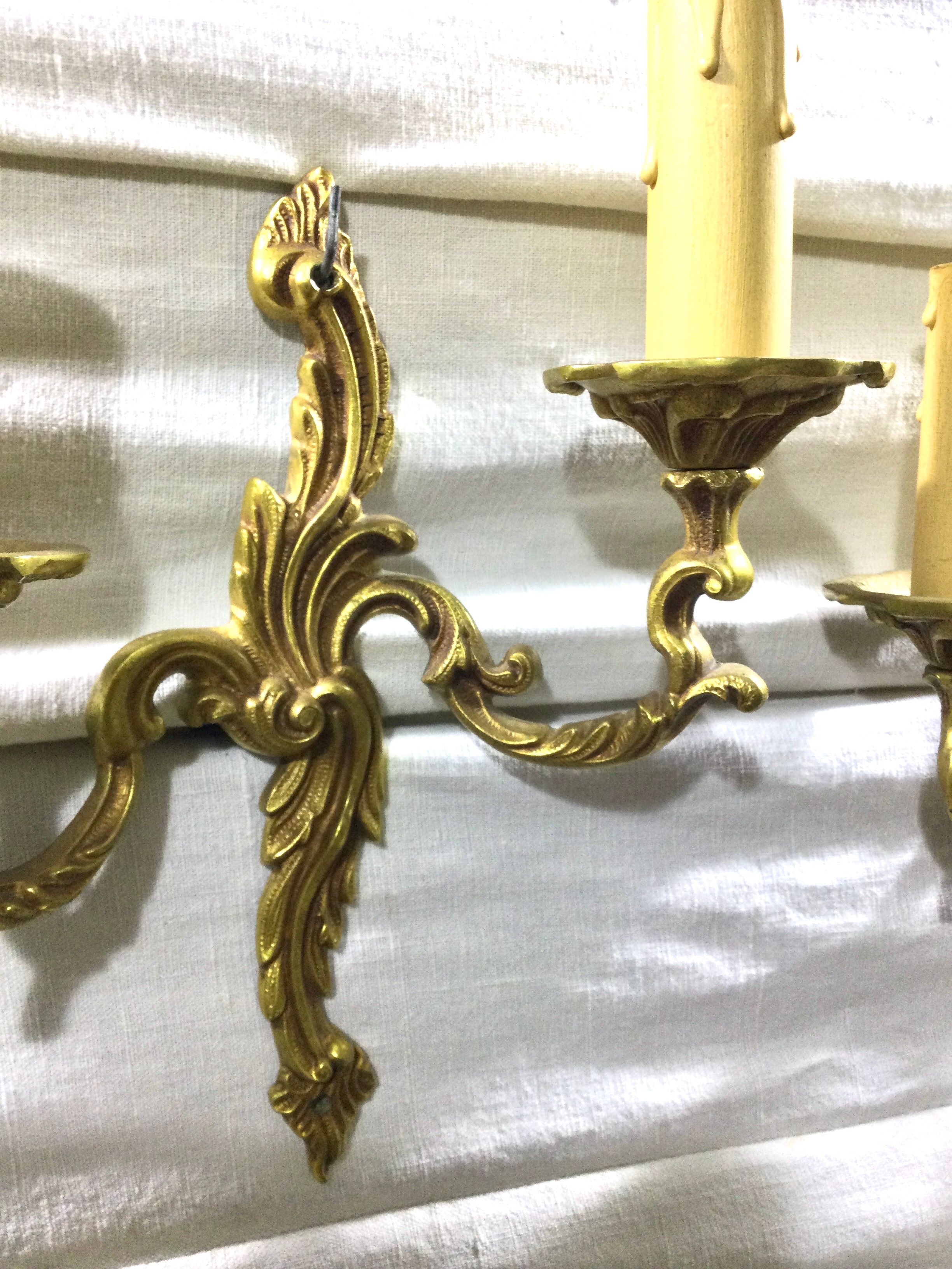 Set of 5 sconces louis XV