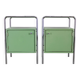 Pair of Bauhaus bedside tables, 1930, Czechoslovakia