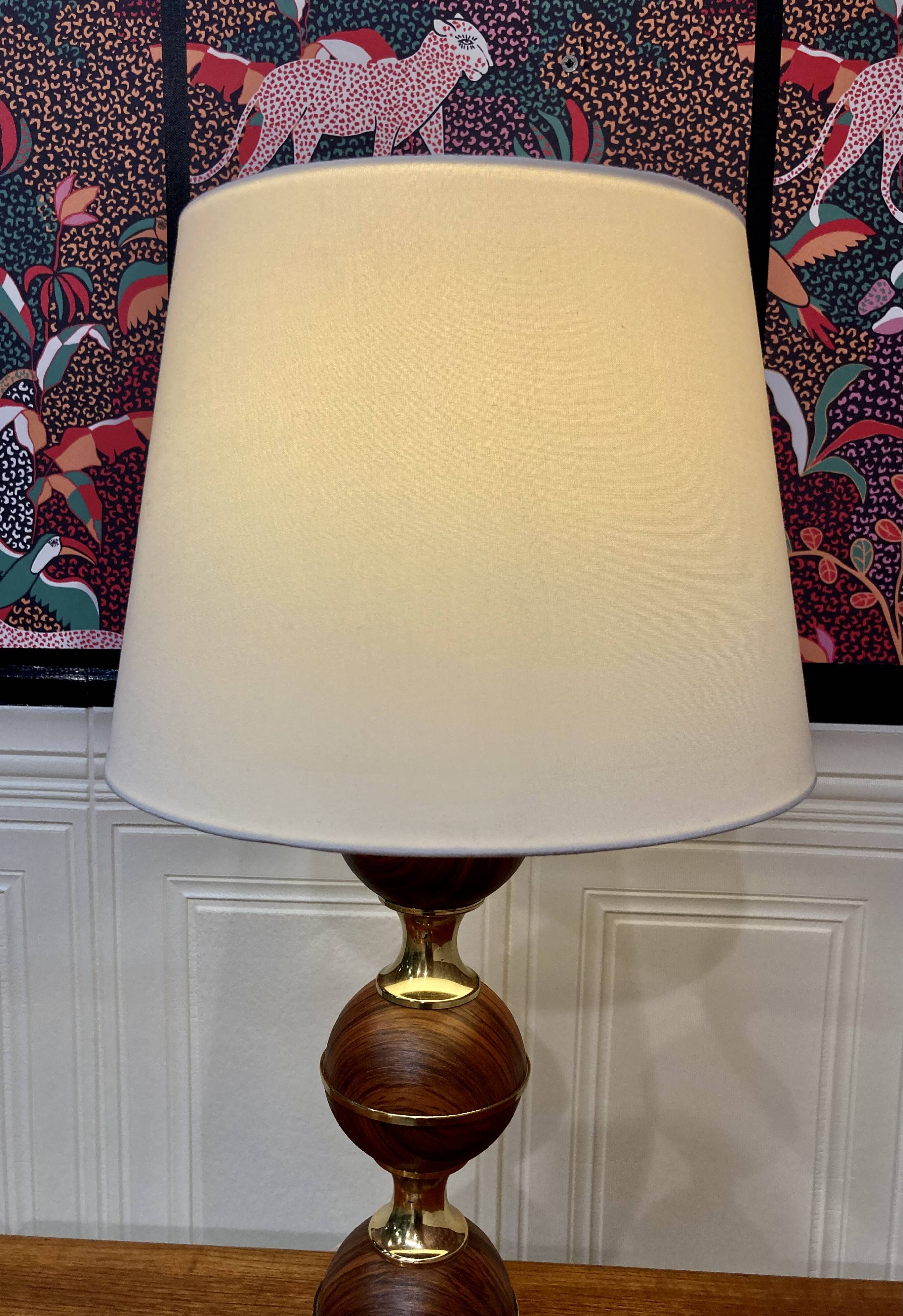 Grande lampe 1950 "design scandinave".