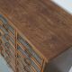 Vintage Dutch oak haberdashery shop cabinet, 1930s