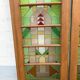 Série de trois portes avec vitraux