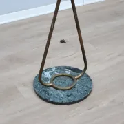 1950s Italian Biancardi e Jordan brass floor lamp