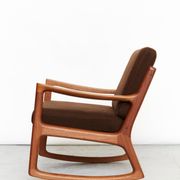 Ole Wanscher Mid-Century Rocking Chair "Senator" for France & Søn