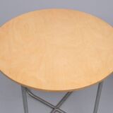 Pair round center  tables attributed to Gispen 1960s Holland