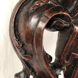 Richly carved walnut harness, 18th century