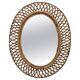 1960s Italian design bamboo mirror