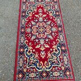 Sumack burgundy Persian rug 62x125cm