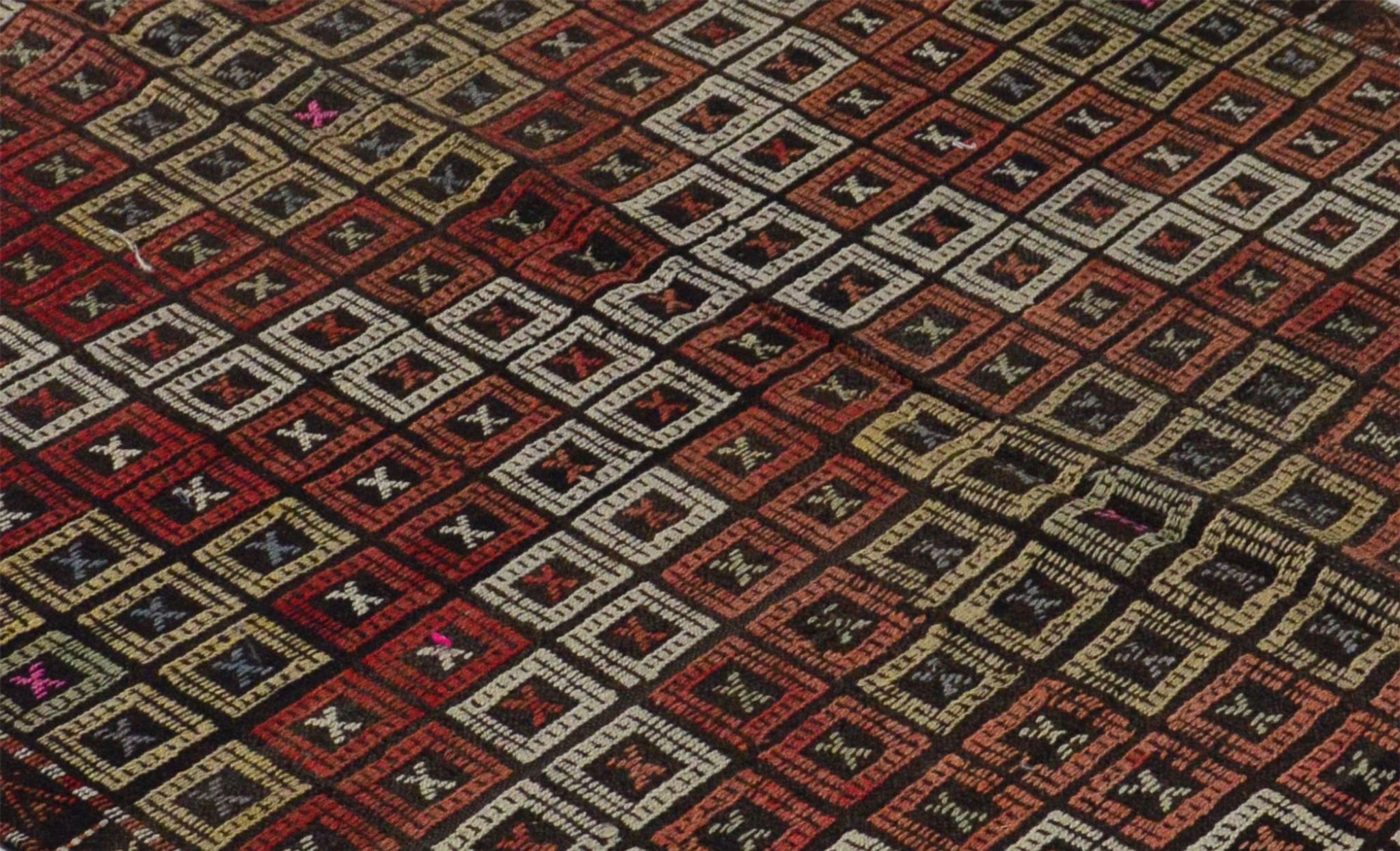 Anatolian handmade kilim rug 207 cm x 153 cm