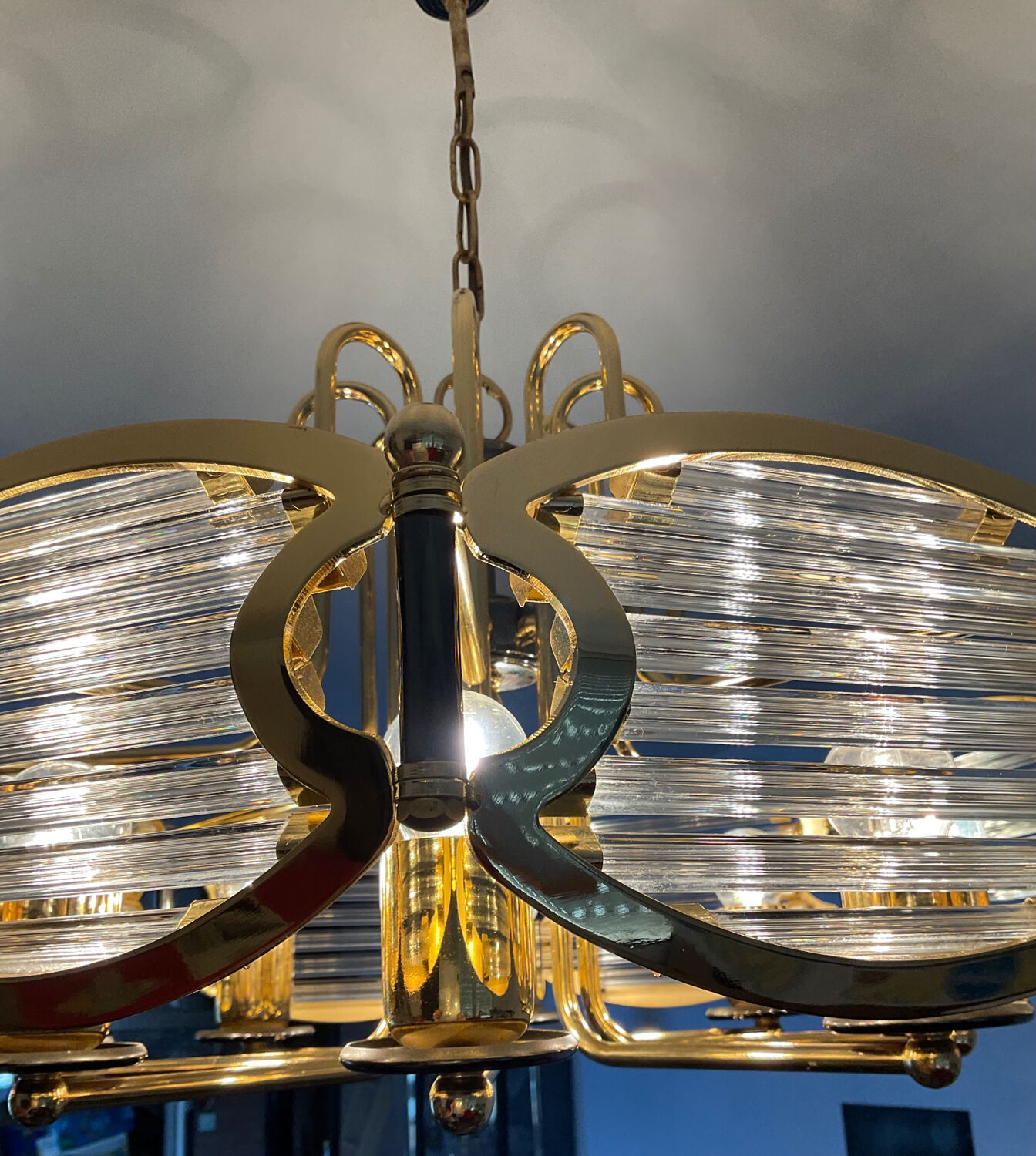 Vintage Bakalowits & Söhne chandelier from the 70s