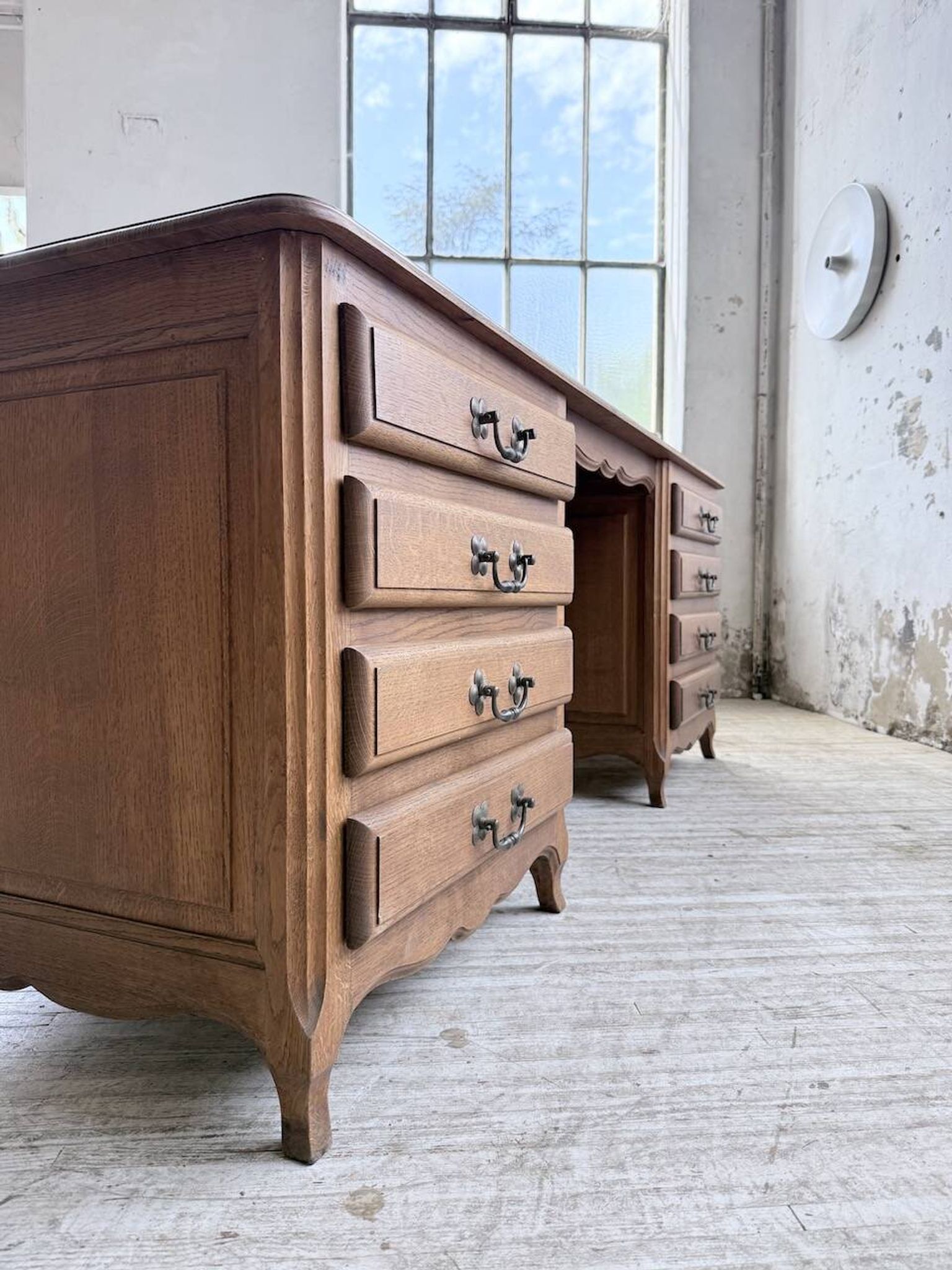 Oak desk or counter 1960