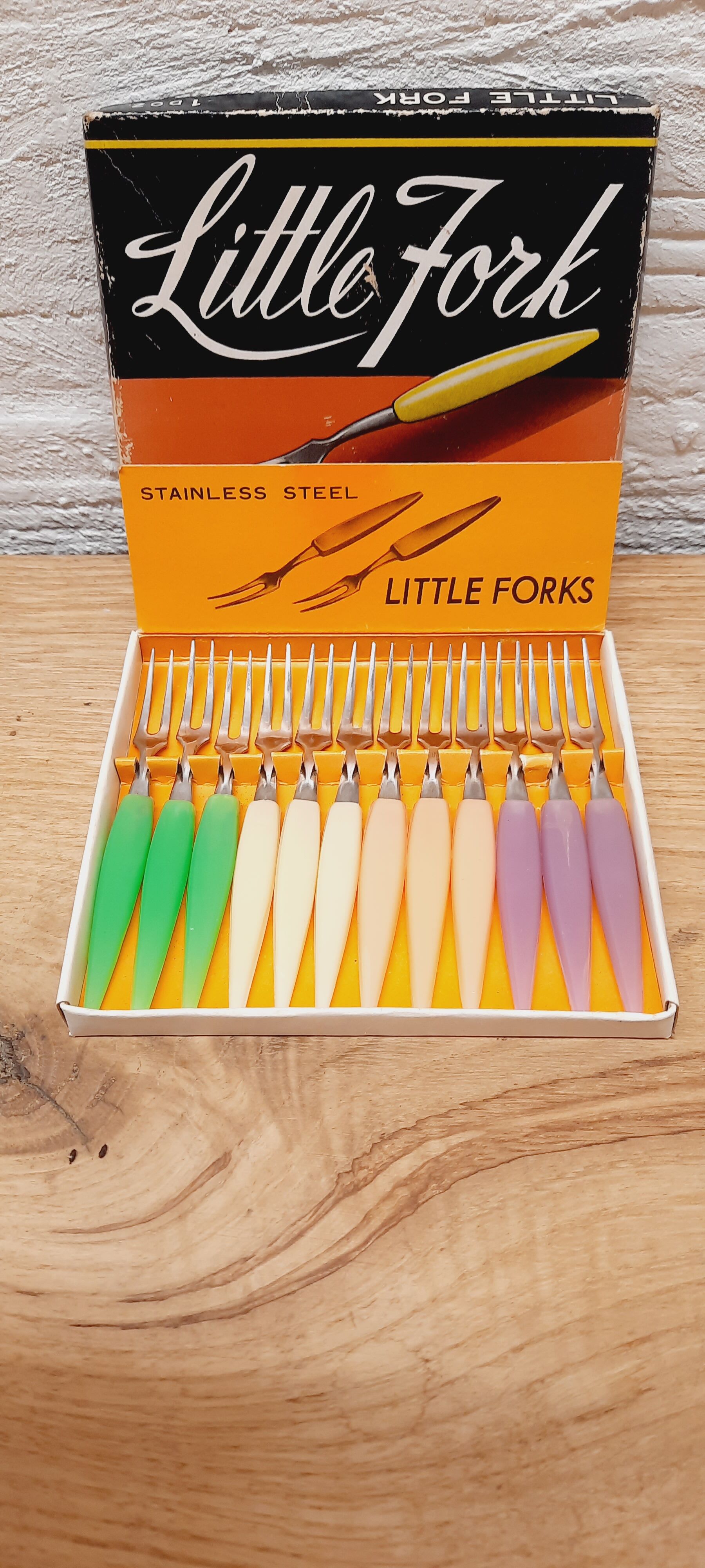 Cocktail 12 forks set