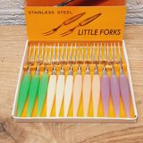 Cocktail 12 forks set