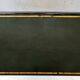 Console table in green lacquer 6 French work from the 70s in the style of Maison Jansen