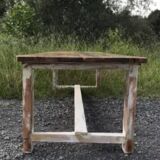 Solid wood table