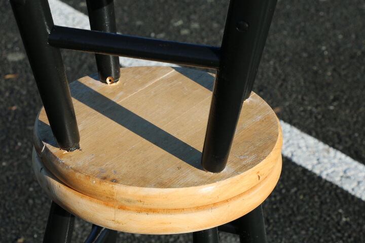 Paire de tabourets bois style scandinave 735mm