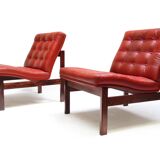 Two Danish Rosewood Lounge Chairs by Ole Knudsen For France & Son