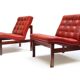 Two Danish Rosewood Lounge Chairs by Ole Knudsen For France & Son