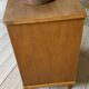 Commode vintage en chêne et rotin