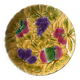 Vintage Sarreguemines slipware plate