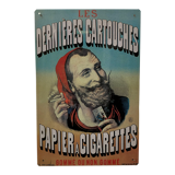 Metal advertising plate