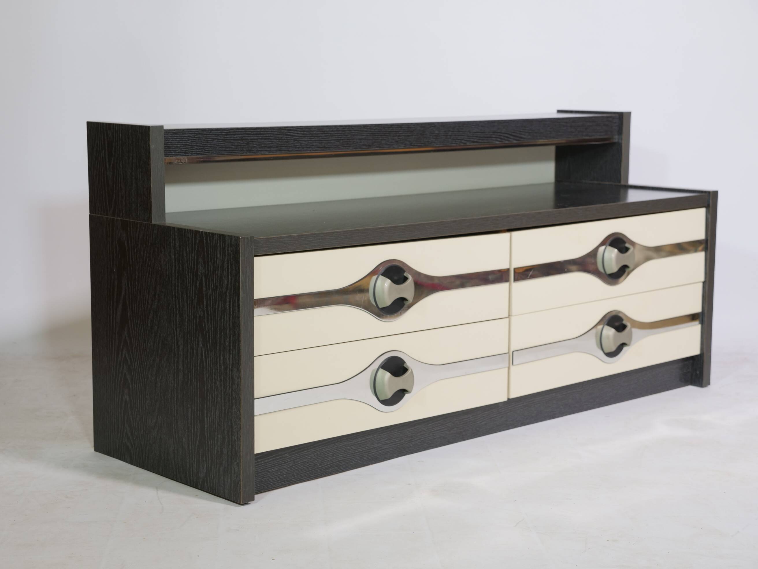 Modernist space age drawer sideboard chest of drawers cabinet 70s