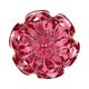 Bol en verre rose Chřibská, Josef Hospodka, Bohême vintage, années 1960