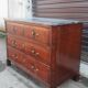 Mahogany chest of drawers from the nineteenth century