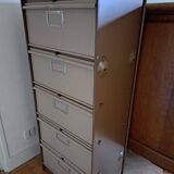 Vintage metal storage cabinet
