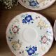 Lot de 6 tasses à thé anglaises  en porcelaine fleuri