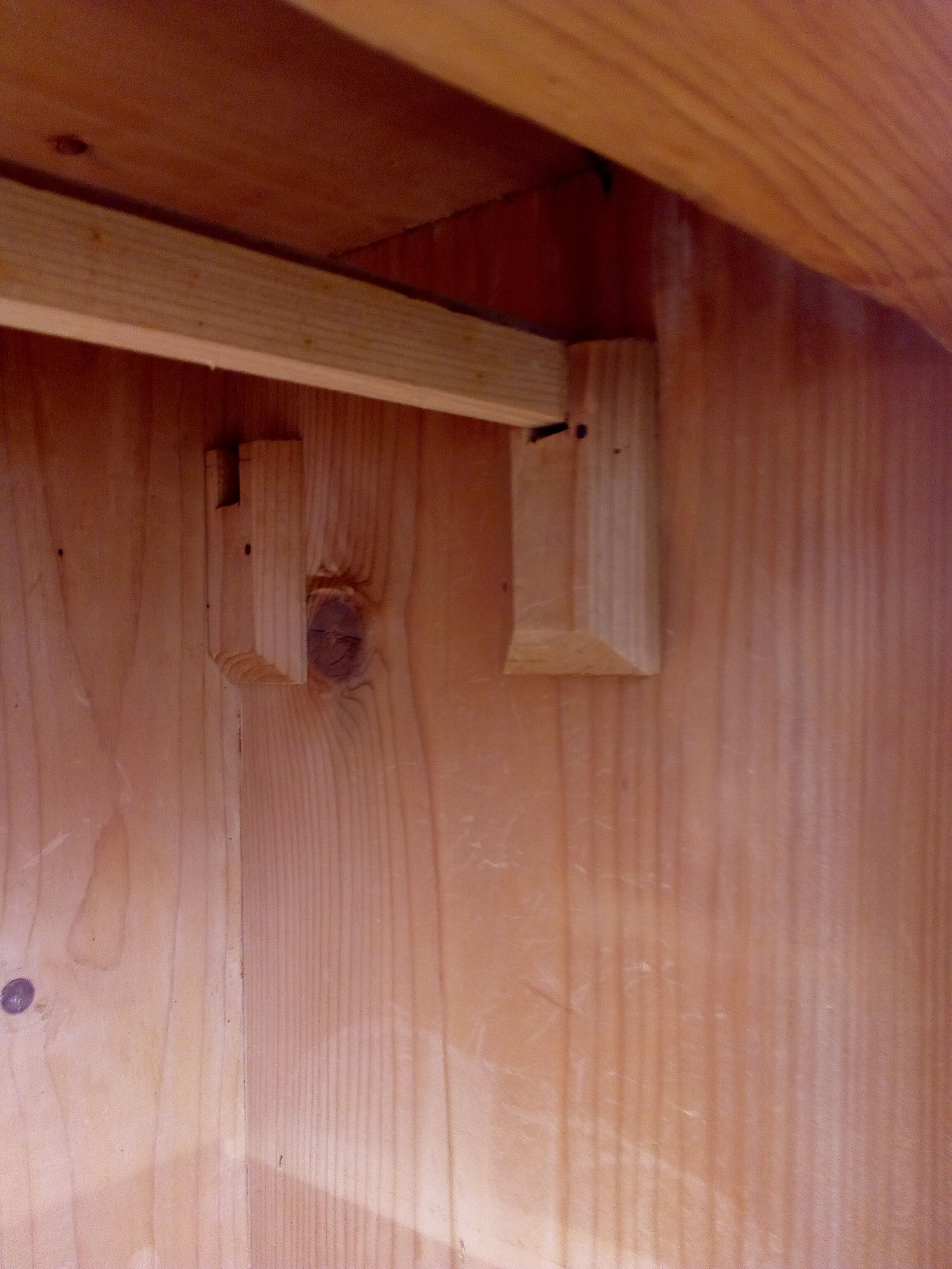 English pine cabinet