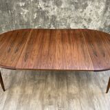 Extendable Scandinavian rosewood table, 1960s