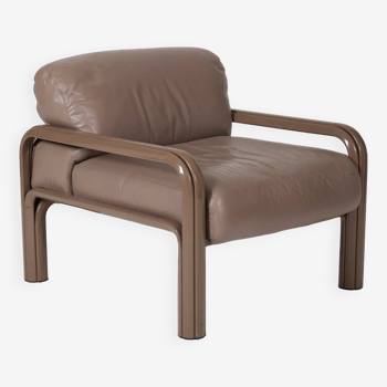 Fauteuil cuir KNOLL Gae Aulenti