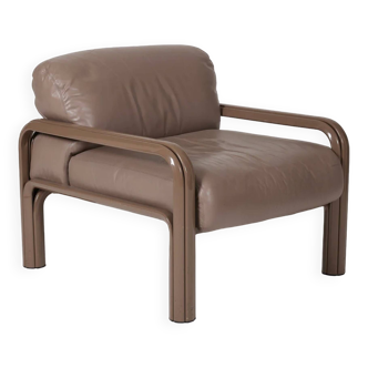 Fauteuil cuir KNOLL Gae Aulenti