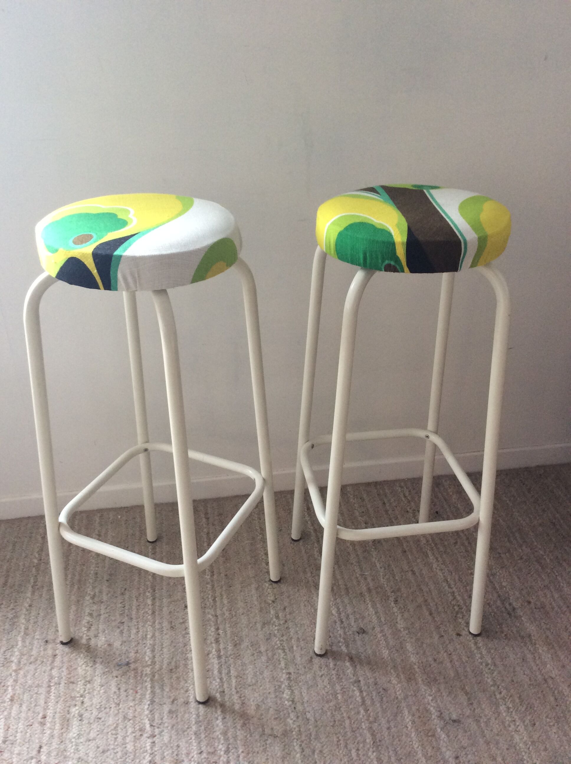 Pair of Unic design stools from the 70s