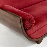 Gondole Art Deco period bench, France 1930