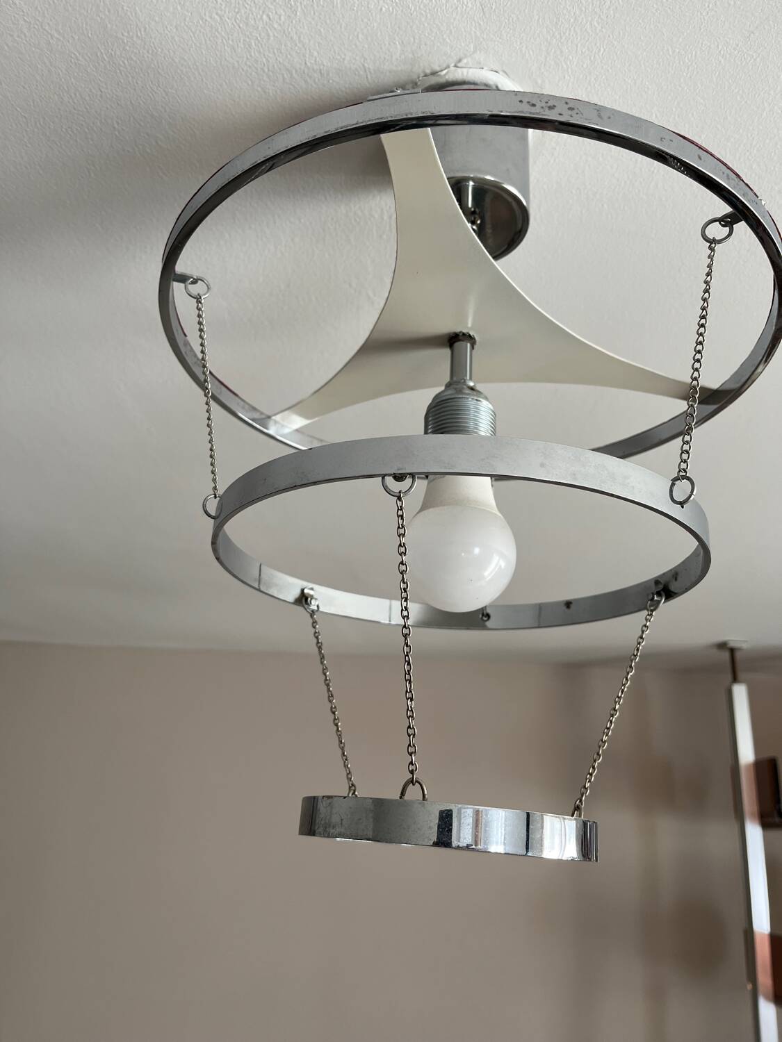 Italian design chandelier 1970
