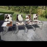 Cowhide chairs