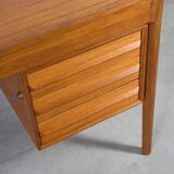 Mid-century modern teak desk by Torbjørn Afdal for Bruksbo, 1960s