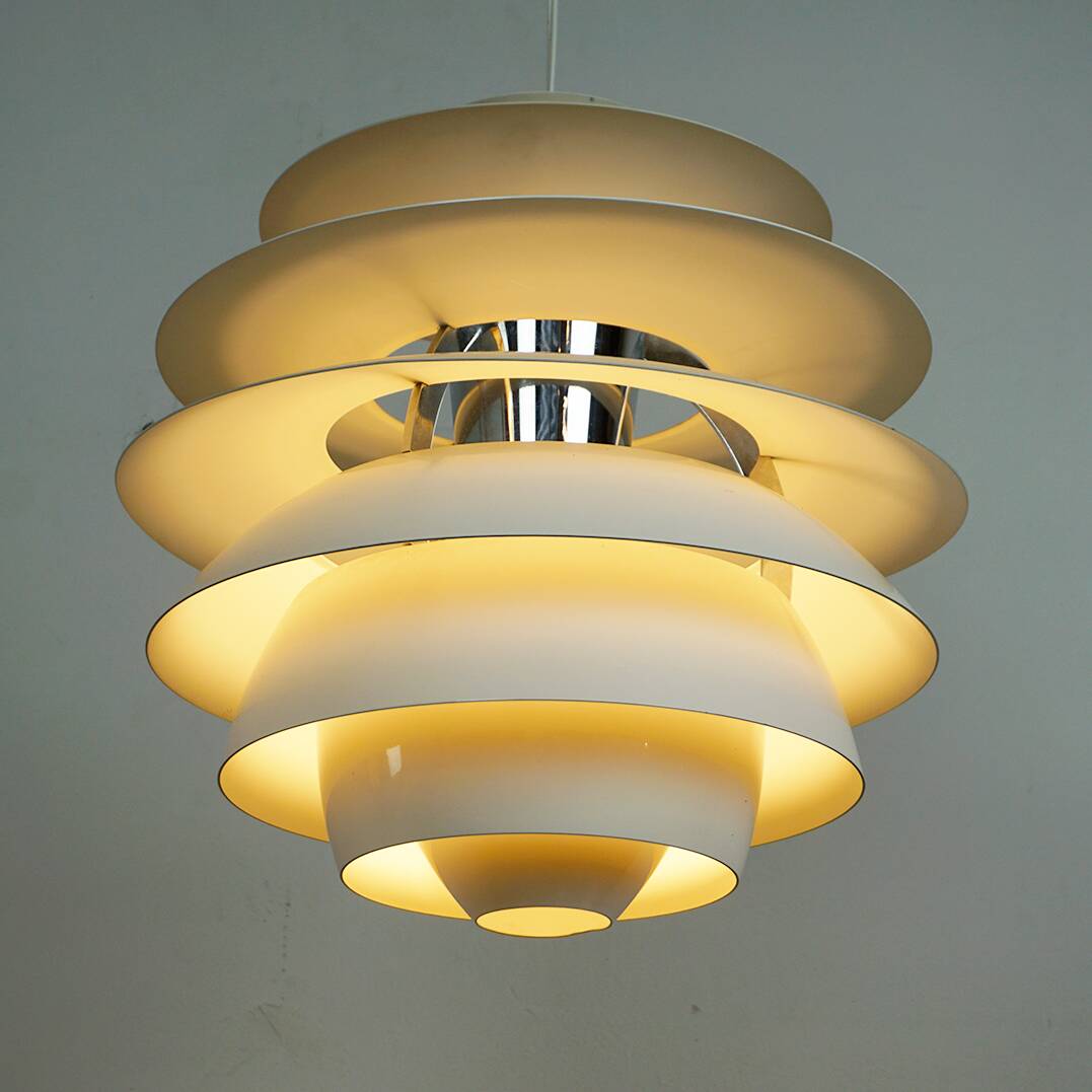 White Snowball pendant lamp by Poul Henningsen for Poulsen, Denmark