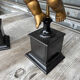 Pair of gilded cherubs on a Napoléon III base.