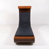 Vintage Unique Wave Chaise Lounge