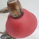 Vintage red desk lamp