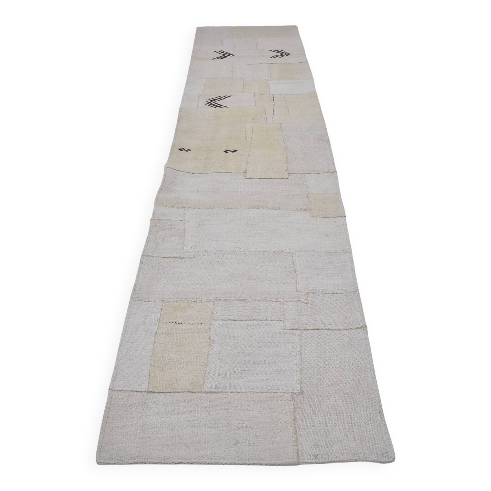 Tapis coureur en chanvre anatolien vintage sku 3959