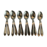 12 German BMF teaspoons in silver metal