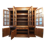 Solid oak bookcase